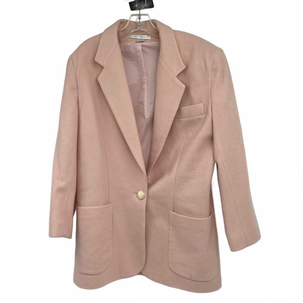 The Limited Pink Wool-Nylon-Cashmere Blazer | Regular L
